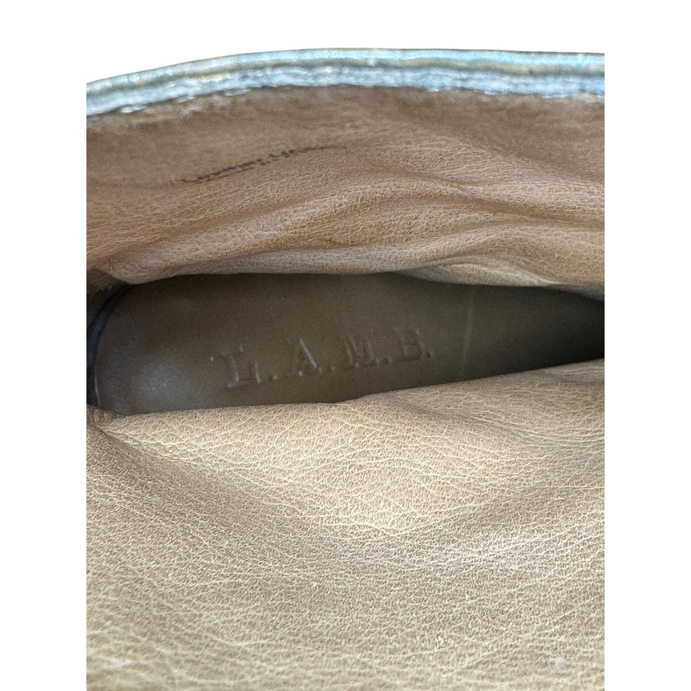 LAMB Gwen Stefani Tan Suede Leather Crisscross Strap Stiletto Booties - Picture 11 of 11